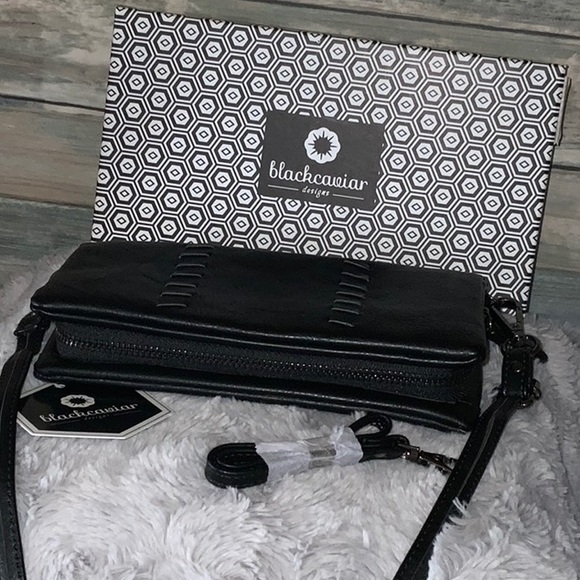 Blackcaviar Designs Handbags - BlackCaviar Design shoulder wallet